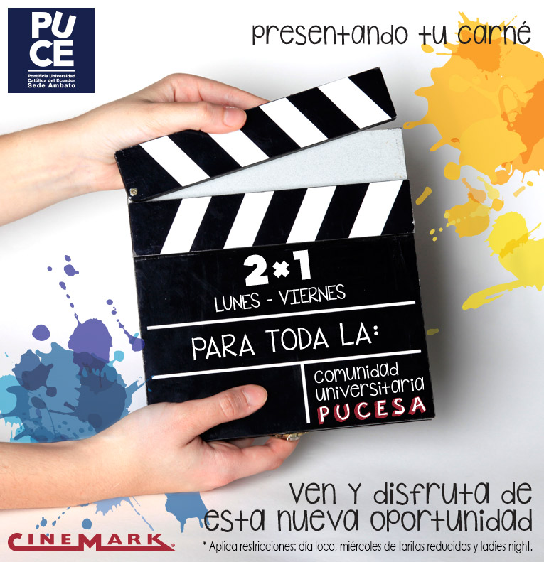 2×1 CineMark con PUCESA