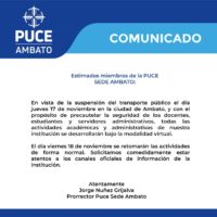COMUNICADO 17/11/2022