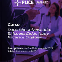 Curso – Docencia Universitaria: Enfoques Didácticos y Recursos Digitales