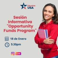 Sesión Informativa – “Opportunity Funds Program”