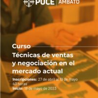 Curso – Técnicas de ventas y negociación en el mercado actual