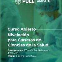Curso – Nivelación para Carreras de Ciencias de la Salud