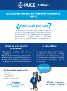 Evaluación Integral de Personal Académico (EIPA)