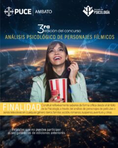 3er CONCURSO DE ANÁLISIS PSICOLÓGICO DE PERSONAJES FÍLMICOS PUCESA 2024