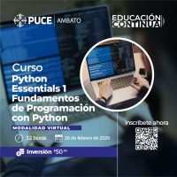 Python Essentials 1 – Fundamentos de programación con Phyton