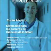 Nivelación para las carreras de Ciencias de la Salud